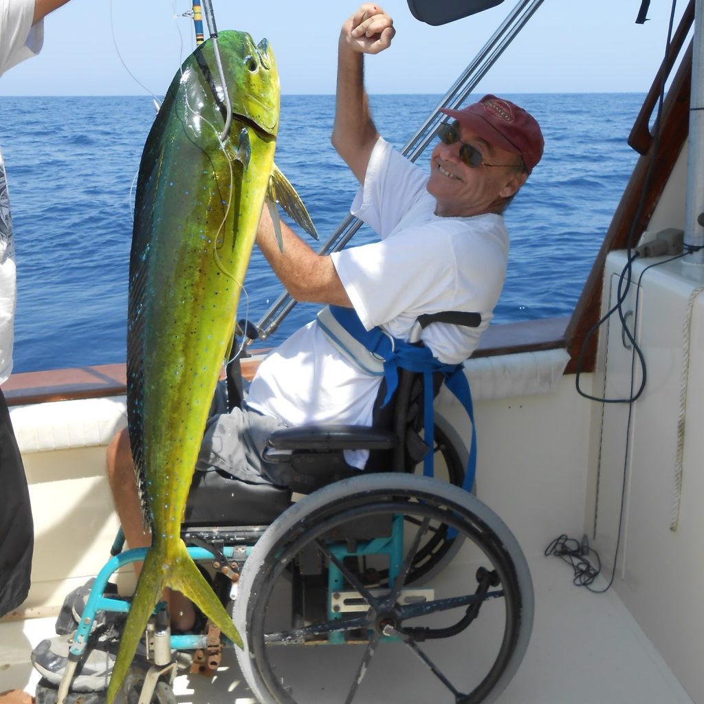 Wheelchair accessible big game fishing Los Barriles Mexico